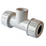 PVC COMP TEE X 1" ML THD ADPT