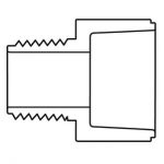 PVC R MALE ADAPTER MXS