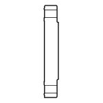 PVC FLANGE SCH80 (BLIND)
